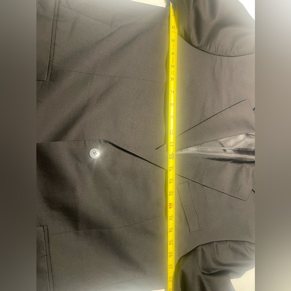 Lauren Ralph Lauren Men’s Black Wool Blazer Sport Coat Jacket 44R Two-Button - Picture 7 of 11